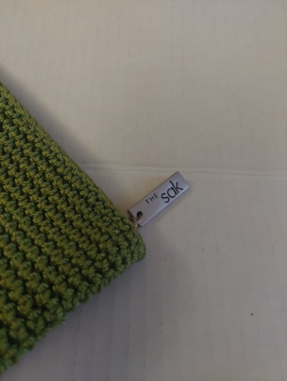 Vintage Lime Green THE SAK Clutch BAG - Picture 2 of 3